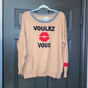 Chaser graphic sweater